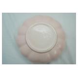 Vintage Red Wing Pink Rose Bowl 9" Diameter