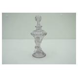 Vintage Glass Perfume Bottle: Cherub/Angel