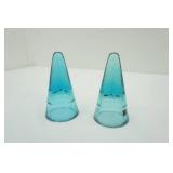 Vintage Fenton Buton Blue Glass Shoe; Dacara Glass Angel-Austria Crystal & More