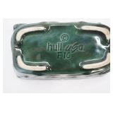 Cobalt Blue Ceramic Cookie Jar Purse; Hull Planter