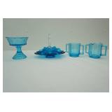 Vintage Blue Glass Collection