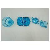 Vintage Blue Glass Collection
