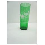 Vintage Anchor Hocking Green Glasses