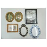 Vintage Round Picture Frames and Art Prints and other Wall Art