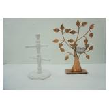 Copper My Gift Jewelry Tree; Coffee Mug Holder