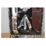 Mossy Oak Stag Finish Knife Set