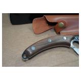 10.5" Hammered Carbon Steel Hunting Knife