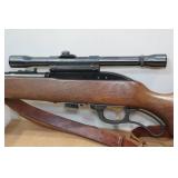 Marlin Model 56 .22 L and LR Lever Action Rifle with Weaver Scope