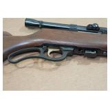 Marlin Model 56 .22 L and LR Lever Action Rifle with Weaver Scope