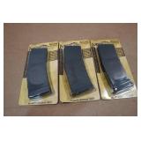 *3* MFT 30 Round AR Magazines with Window