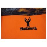 Huntworth Quarter Zip Blaze Orange and Camo Fleece - XL