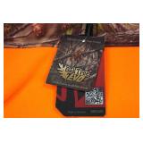 Huntworth Quarter Zip Blaze Orange and Camo Fleece - XL