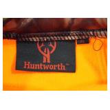 Huntworth Quarter Zip Blaze Orange and Camo Fleece - XL