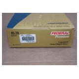 100 Federal .45-70 Unprimed Brass Casings