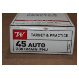 50 Winchester .45 Auto 230 Gr FMJ Ammo