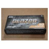 50 Blazer Brass 9mm 115 Gr FMJ Ammo