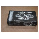 50 American Eagle Suppressor 9mm 124 Gr FMJ Ammo