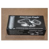 50 American Eagle Suppressor 9mm 124 Gr FMJ Ammo