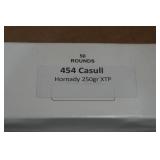 50 .454 Casull 250 Gr Hornady XTP Ammo