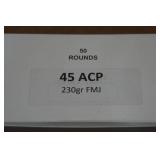 50 .45 ACP 230 Gr FMJ Ammo