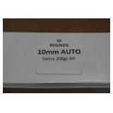 50 10mm Auto 200 Gr Sierra HP Ammo