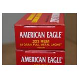 100 American Eagle .223 Rem 62 Gr FMJ Ammo