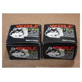 40 Wolf 7.62 x 39mm 122 Gr HP Steel Case Ammo