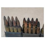 3 Clips with .30 Cal Ammo