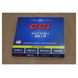 20 CCI .22 LR Shotshells
