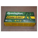 20 Remington .30-30 Win 150 Gr Core Lokt SP Ammo