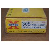 *6* Winchester Super-X Silvertip .308 Win 150 Gr Ammo - 14 Empty Casings