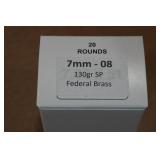 20 7mm-08 130 Gr SP Ammo