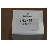 30 7.62 x 39mm Sierra SP Ammo