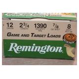 20 Remington 12 Gauge 2-3/4" 8 Shot Shotshells