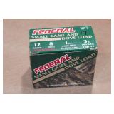 17 Federal 12 Gauge 2-3/4" 8 Shot Shotshells