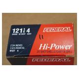 11 Federal Hi Power 12 Gauge 2-3/4" 4 Shot Shotshells