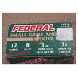 20 Federal 12 Gauge 2-3/4" 8 Shot Shotshells