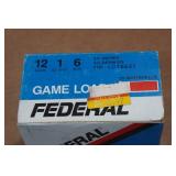 25 Federal Game Load 12 Gauge 2-3/4" 6 Shot Shotshells
