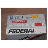 25 Federal 12 Gauge 2-3/4" Magnum Steel 1 Shot Shotshells