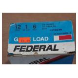 25 Federal Game Load 12 Gauge 2-3/4" 6 Shot Shotshells
