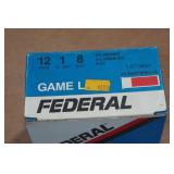 25 Federal Game Load 12 Gauge 2-3/4" 8 Shot Shotshells