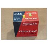 25 Federal Game Load 12 Gauge 2-3/4" 8 Shot Shotshells