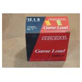 25 Federal Game Load 12 Gauge 2-3/4" 8 Shot Shotshells