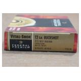 5 Federal Vital Shok 12 Gauge 3-1/2" Magnum 00 Buck Shotshells