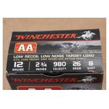 25 Winchester AA 12 Gauge 2-3/4" 8 Shot Shotshells