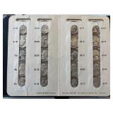 Vintage Savings Book with Silver Washington Quarters