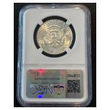 1964 Kennedy Half Dollar NGC MS64