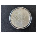 1 Ounce .999 Fine Silver Round Trump