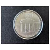 1 Ounce .999 Fine Silver Round Trump