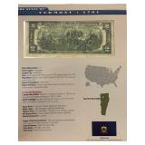 State of Vermont $2 Dollar Federal Reserve Note